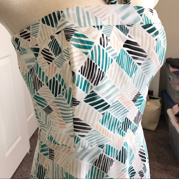 WHBM Line Pattern High-Low Multi-Way Dress - Picture 2 of 15